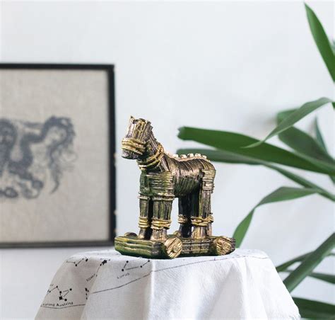 Trojan Horse Sculpture Ancient Greek Mythology Home Decor - Etsy