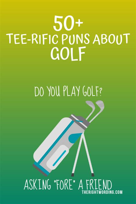 50 Best Tee Rific Golf Puns On The Internet By Par