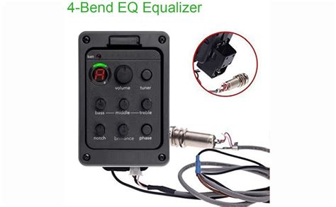 Amazon Band Eq Equalizer Acoustic Guitar Preamps Piezo Pickup