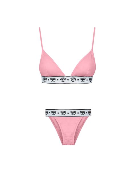 Shop Chiara Ferragni Logomania Bikini On Rinascente