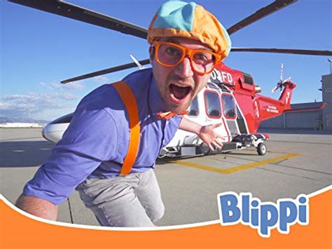 Blippi Explores a Firefighting Helicopter