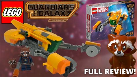 Lego Baby Rocket S Ship Review Marvel Guardians Of The Galaxy Vol