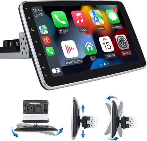 Single 1 DIN Auto Stereo Radio Mit Drahtlosen Apple CarPlay Android