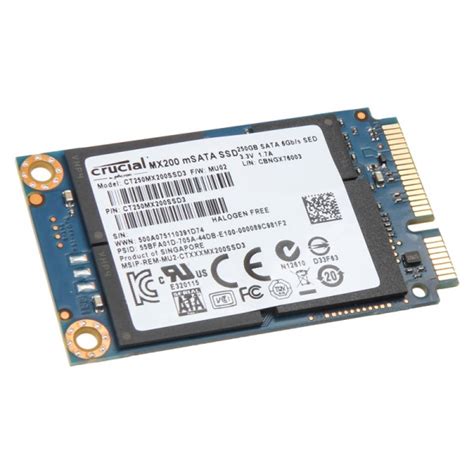 Crucial Mx Ssd Msata G Gb Sscc From Watercoolinguk