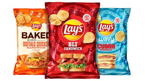 Lay’s Introduces Three New Sandwich-Inspired Potato Chip Flavors