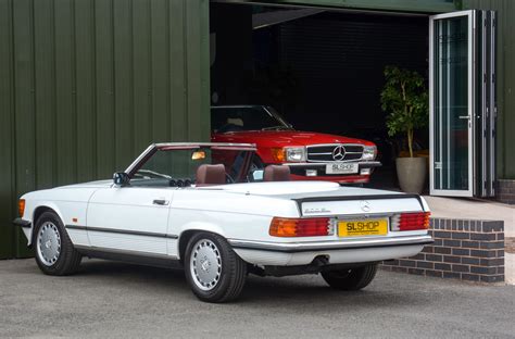 Mercedes Benz Sl R Sold Arctic White With Mid Red