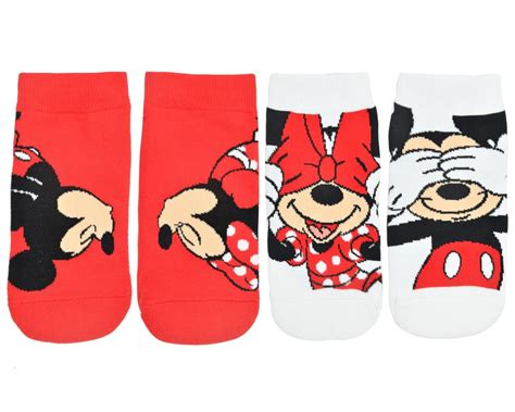 Disney Socks Mickey Mouse Minnie Mouse Ankle Socks For Women Cute Socks