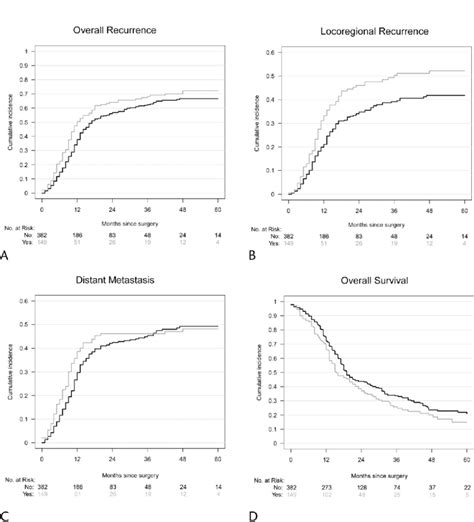 Cumulative Incidence Curves By Venous Resection Noyes For A Download Scientific Diagram