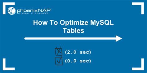 How To Optimize Mysql Tables Step By Step Guide