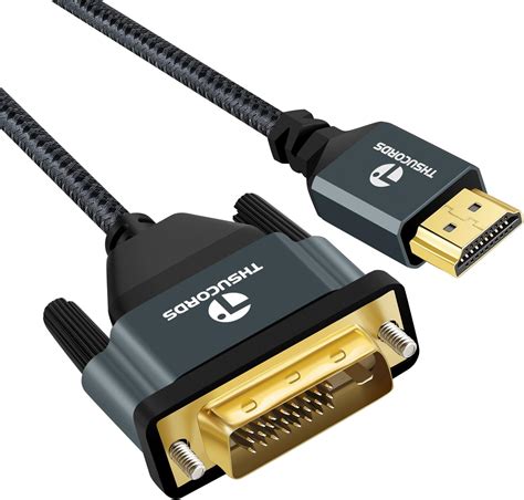 Amazon Basics Hdmi A Auf Dvi Adapterkabel Bidirektional P