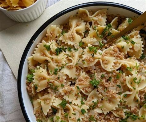 Kasha Varnishkes (Kasha and Bowties) - A classic Jewish comfort food