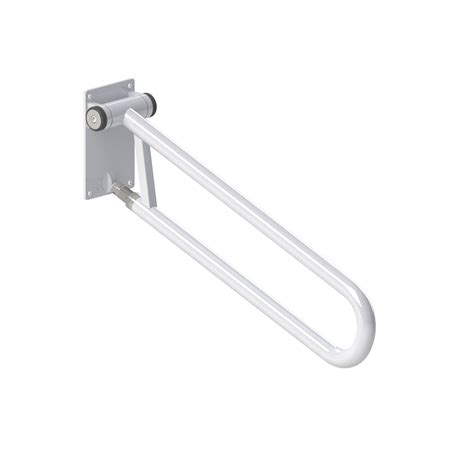 HEALTHCRAFT Angled PT Rail 32 Grab Bar Flip Up Wall Mounted Angled