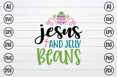 Jesus And Jelly Beans SVG Graphic By BD Graphics Hub Creative Fabrica