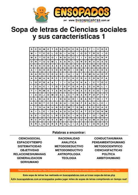 Sopa De Letras Ciencias Images And Photos Finder