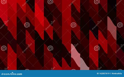 Abstract Red And Black Geometric Shapes Background Stock Vector