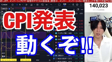 111、cpi発表動くぞ！！日経平均608円爆上げ！！海外勢の日本株買いが炸裂するか。ドル円145円に上昇で輸出株関連が強い。米国株