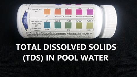 Total Dissolved Solids In Pool Water YouTube