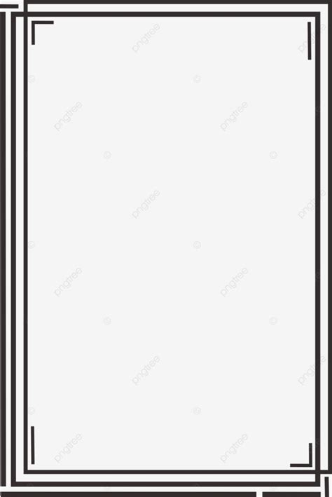 The Frame Black Border Minimalist Aesthetic Vector, Borders, Simple ...