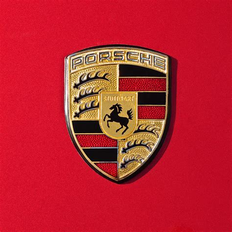 Porsche Emblem -0057cold Photograph by Jill Reger - Pixels