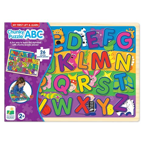 The Learning Journey My First Chunky Lift And Learn Abc Puzzle Walmart