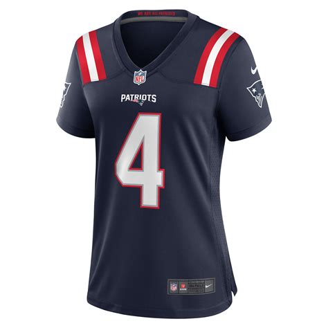 Women's New England Patriots Bailey Zappe Nike Navy Game Player Jersey