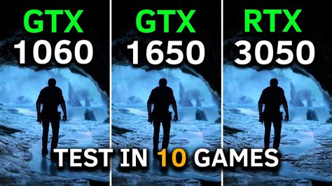 Gtx 1060 Vs Gtx 1650 Vs Rtx 3050 Test In 10 Games At 1080p Youtube