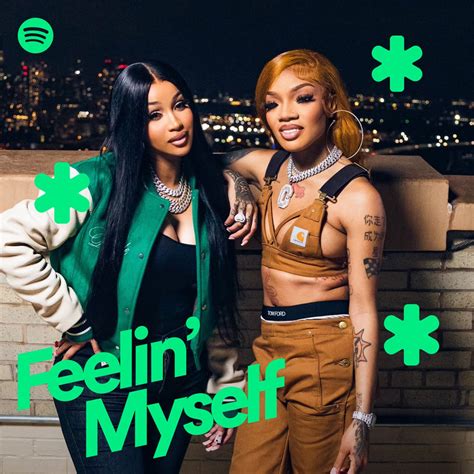 Glorilla 🦍 On Twitter Me And My Girl Cardi On Spotify S Feelin’ Myself Playlist Cover ️