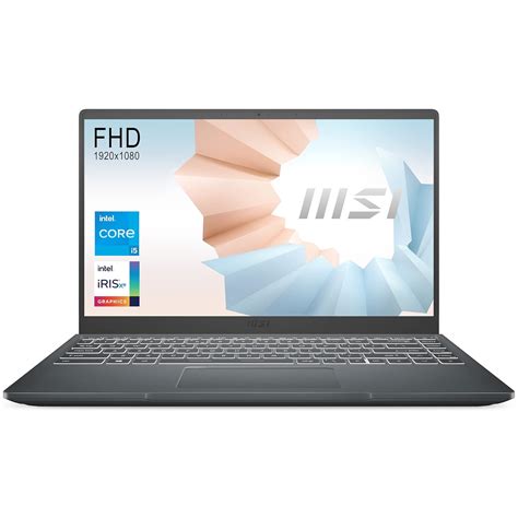 MSI Modern 14, Intel i3-1115G4, 14"(35cm) FHD IPS-Level 60Hz Panel ...