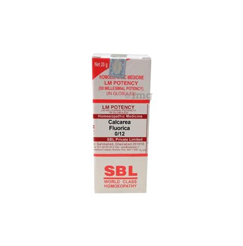 SBL Calcarea Fluorica 0 12 LM Buy Bottle Of 20 0 Gm Globules At Best