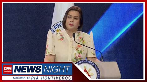 VP Sara Duterte Nangakong Tututukan Ang Kapakanan Ng Mga Guro Video