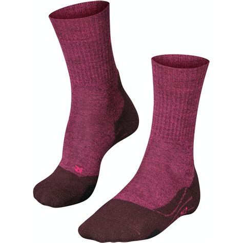 Falke Calcetines De Trekking Mujer Tk Explore Wool Burgundy