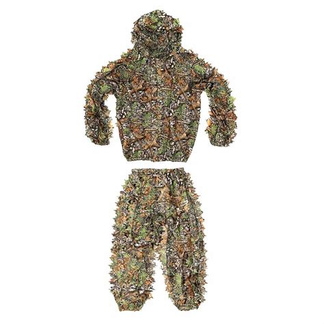 Camo Ghillie Suit 3D Leaf Camouflage Clothing Lightweight Suits