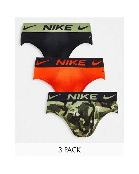 Nike Dri Fit Essential Micro 3 Pack Hip Briefs For Men Lyst