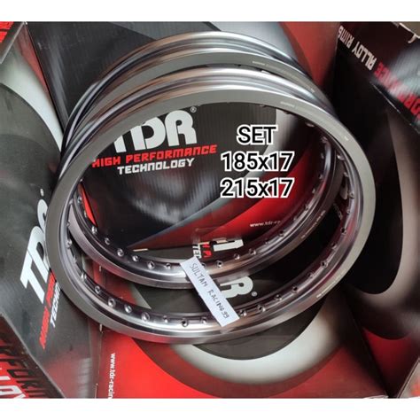 Jual Velg TDR Titanium Grey Ring 17 X 185 215 TDR OriginaL 1 Set