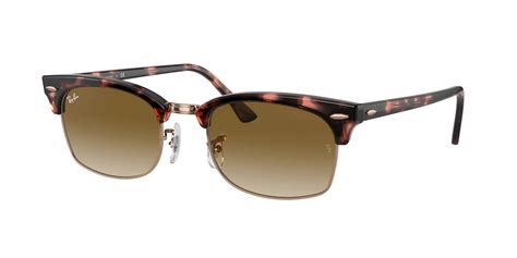 Ray Ban Rb3916 Clubmaster Square 133751 Sunglasses In Pink Havana Smartbuyglasses Usa