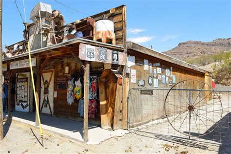 Oatman, Arizona. Abandoned by people and inhabited by donkeys