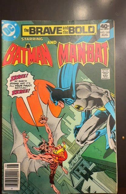 The Brave And The Bold 165 1980 Man Bat Comic Books Bronze Age