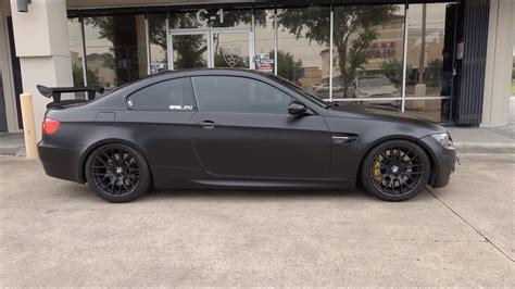 Matte Black Bmw M3 E92 Matte Black Bmw E92 M3 Supercharged Project By