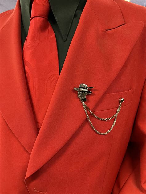 Head Logo Lapel Chain Pin El Pachuco Zoot Suits