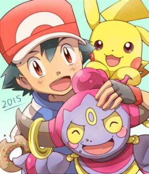 Ash Ketchum And His Pikachu With Hoopa ♡ I Give Good Credit To