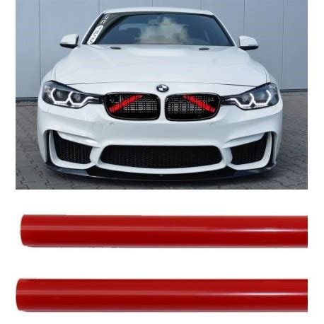 BARRES DE RENFORT ROUGE BMW SERIE 1 F20 F21 F40 SERIE 2 F22 F23 F44