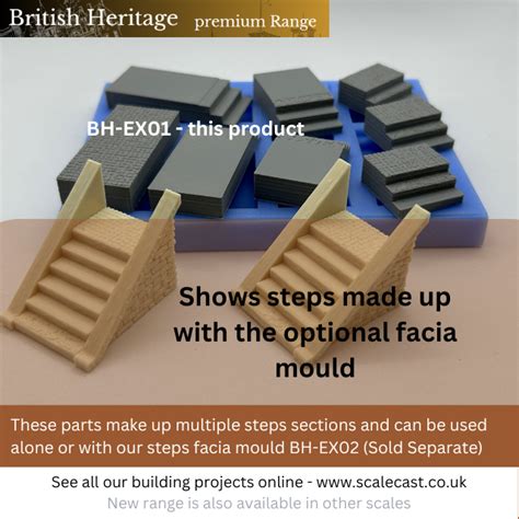 British Heritage Steps Sections OO Gauge