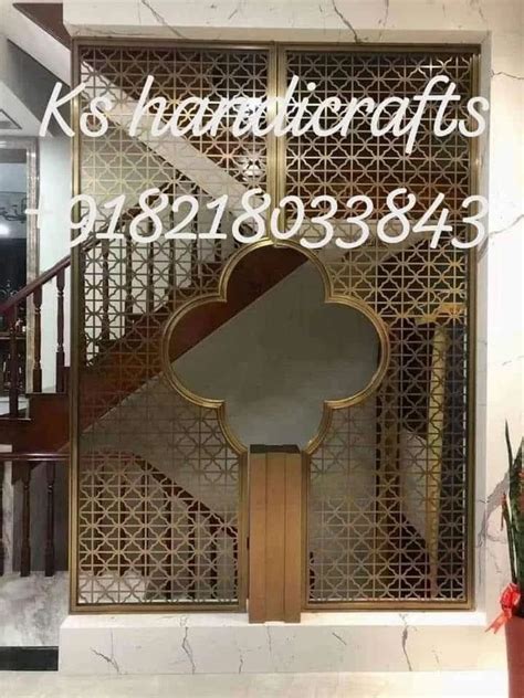 Steel Partition Pvd Gold At Rs Feet Wall Partition In Moradabad