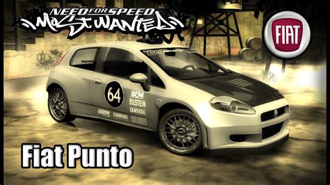 Nfs Most Wanted Fiat Punto Tuning Youtube