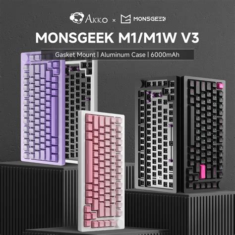 AKKO Teclado Mec Nico MonsGeek M1 V3 M1W Para Videojuegos Kit Barebone