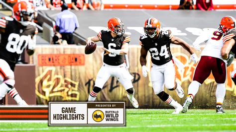 Game Highlights Browns Vs Washington