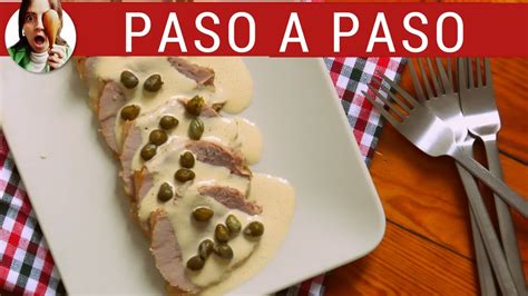 Receta de VITEL TONÉ para navidad Como hacer vitel toné muy fácil