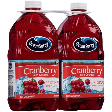 Ocean Spray Original Cranberry Juice Cocktail 64 Fl Oz 2 Pk