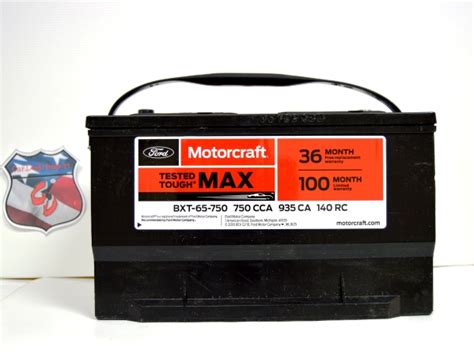 Batería Bxt 65 750 Motorcraft Cardedi Import