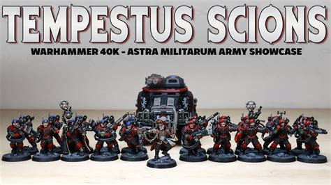 Warhammer 40k Scions Army Astra Miliatarum Painting Showcase Youtube